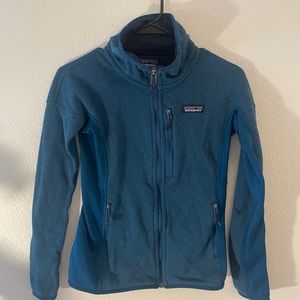 Patagonia blue zip up